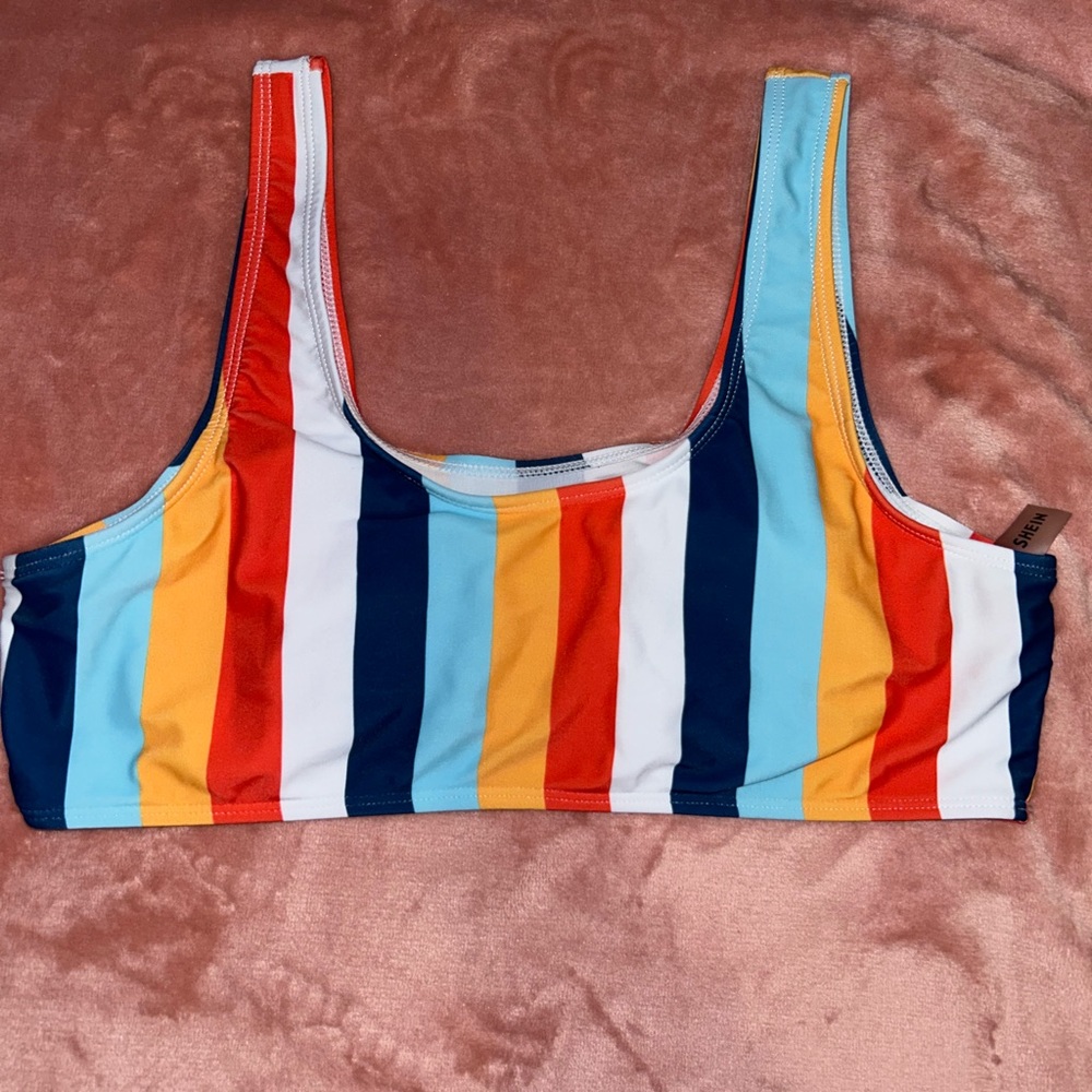 two piece high waisted bathing suit